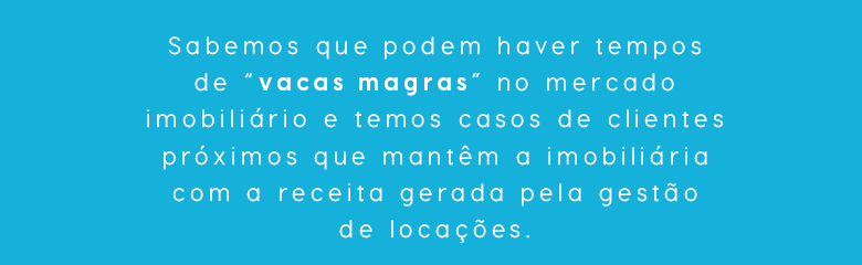 Renda recorrente com gestão de locação