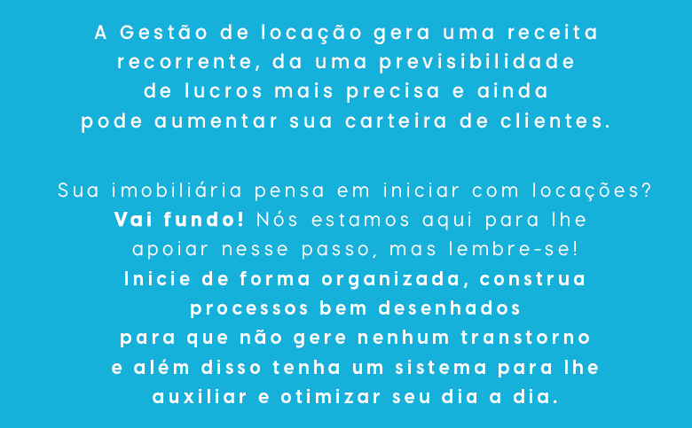 Renda recorrente com gestão de locação